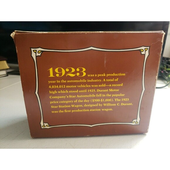 Vintage AVON 1923 STATION WAGON CAR 6oz  Tai Winds After Shave Decanter Bottle - Picture 15 of 16